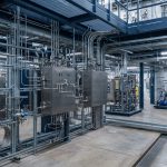 Semiconductor sub-fab with high-purity gas lines and manifold boxes