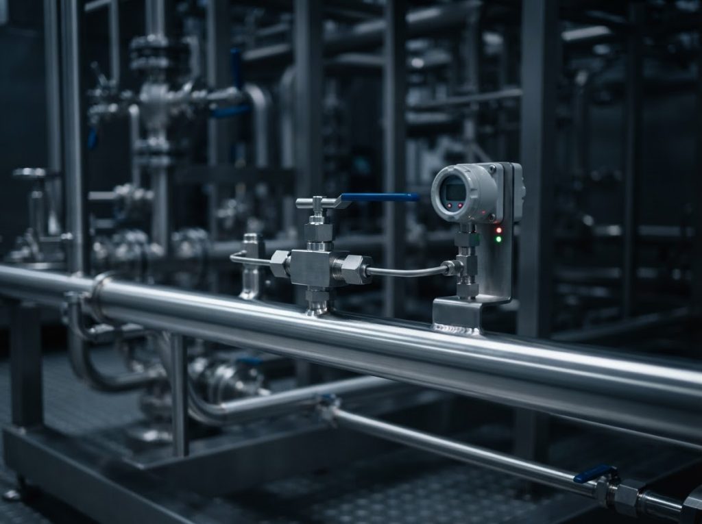 High-purity sample extraction point and analyzer interface